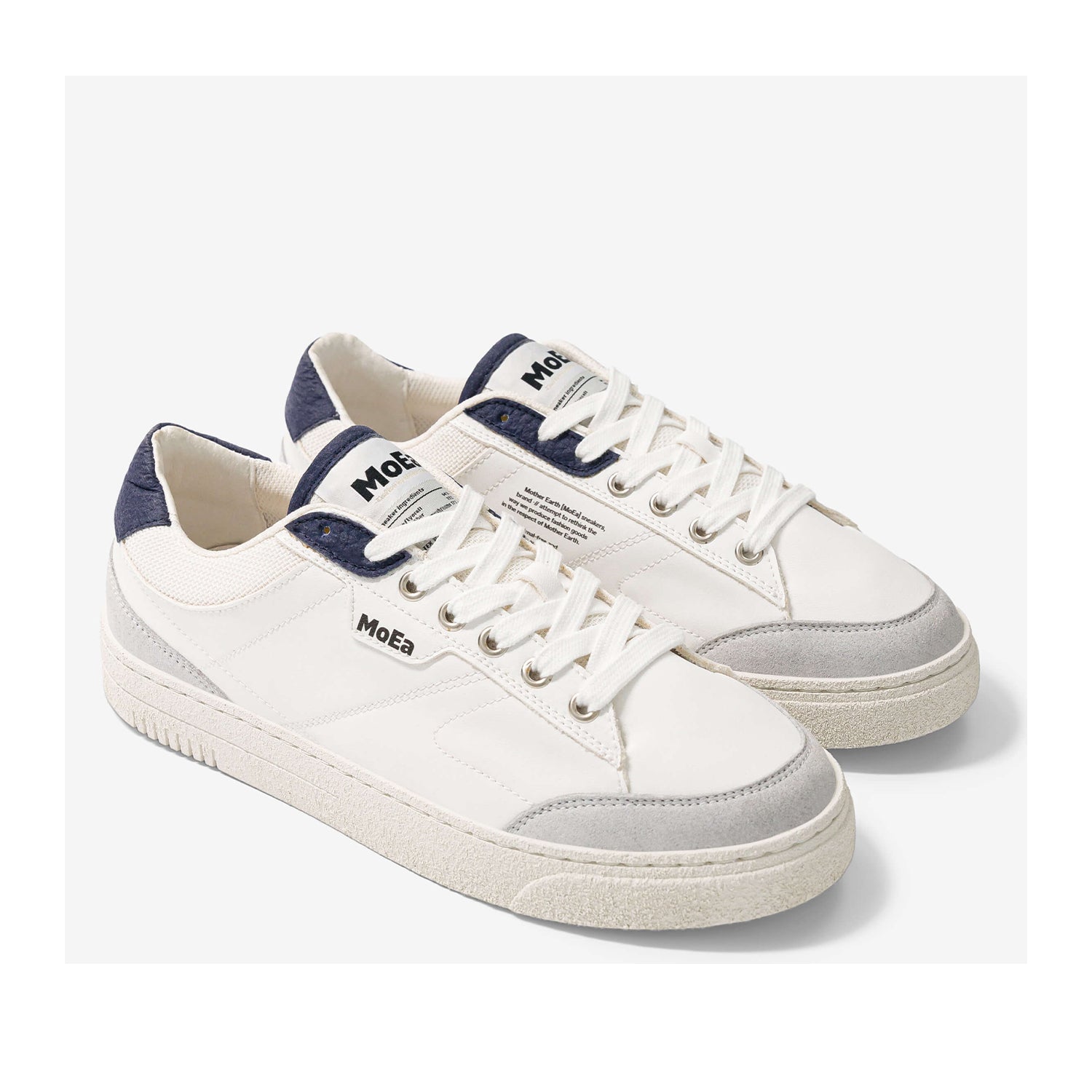 MoEa Unisex Gen 3 in Mushroom White & Navy
