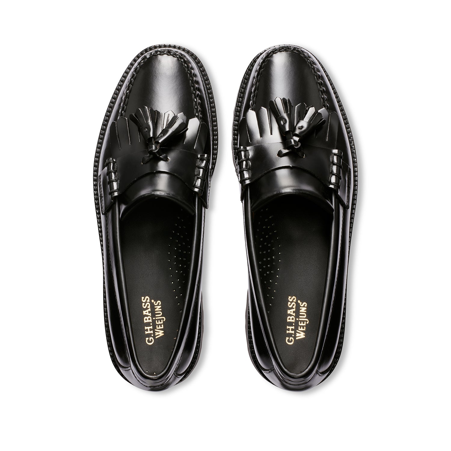 GH Bass Layton Kilte Lug Weejun pour homme, noir