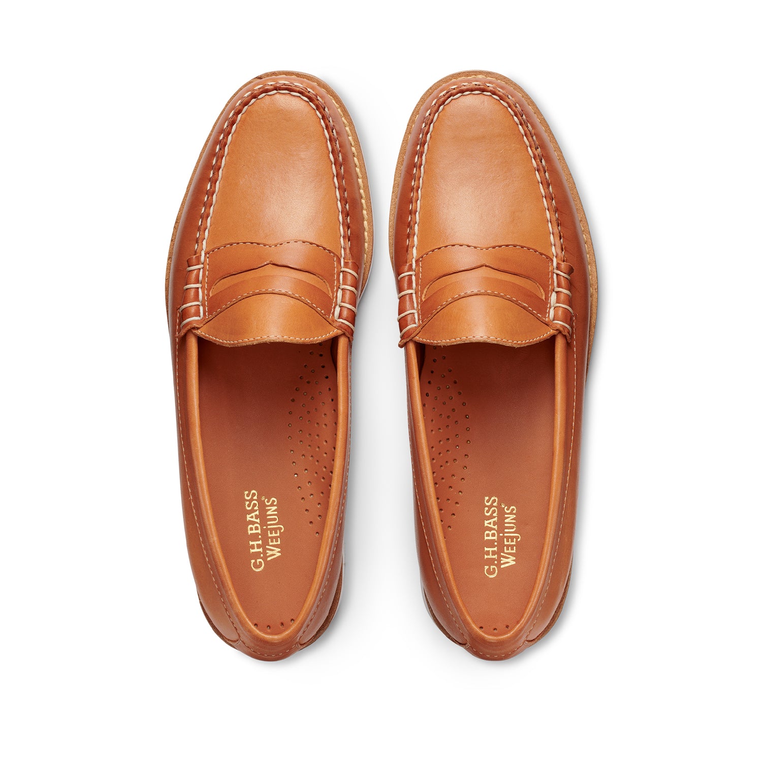 GH Bass Larson Artisanal Weejun pour homme, couleur fauve