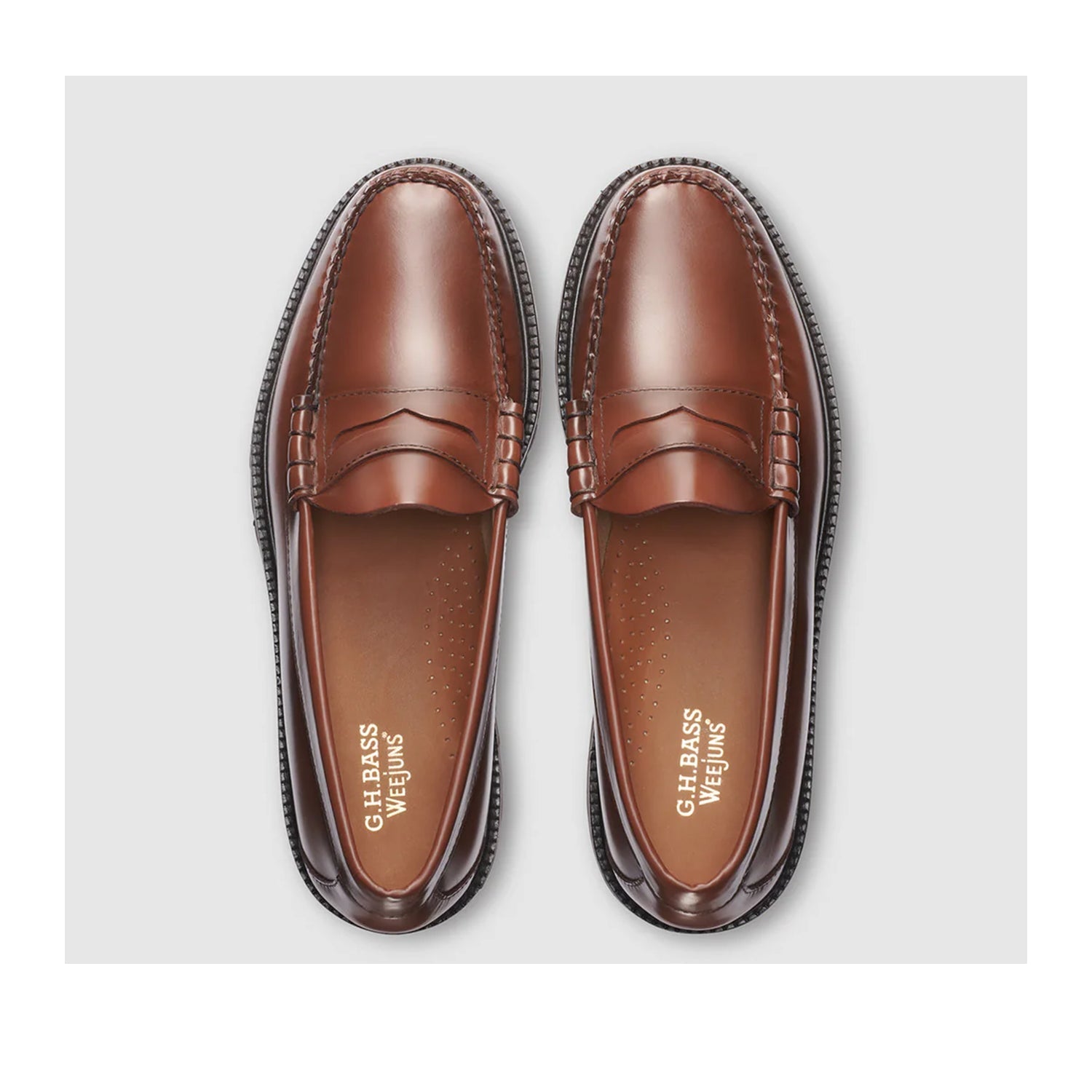 GH Bass Men's Larson Lug Weejun couleur Whiskey