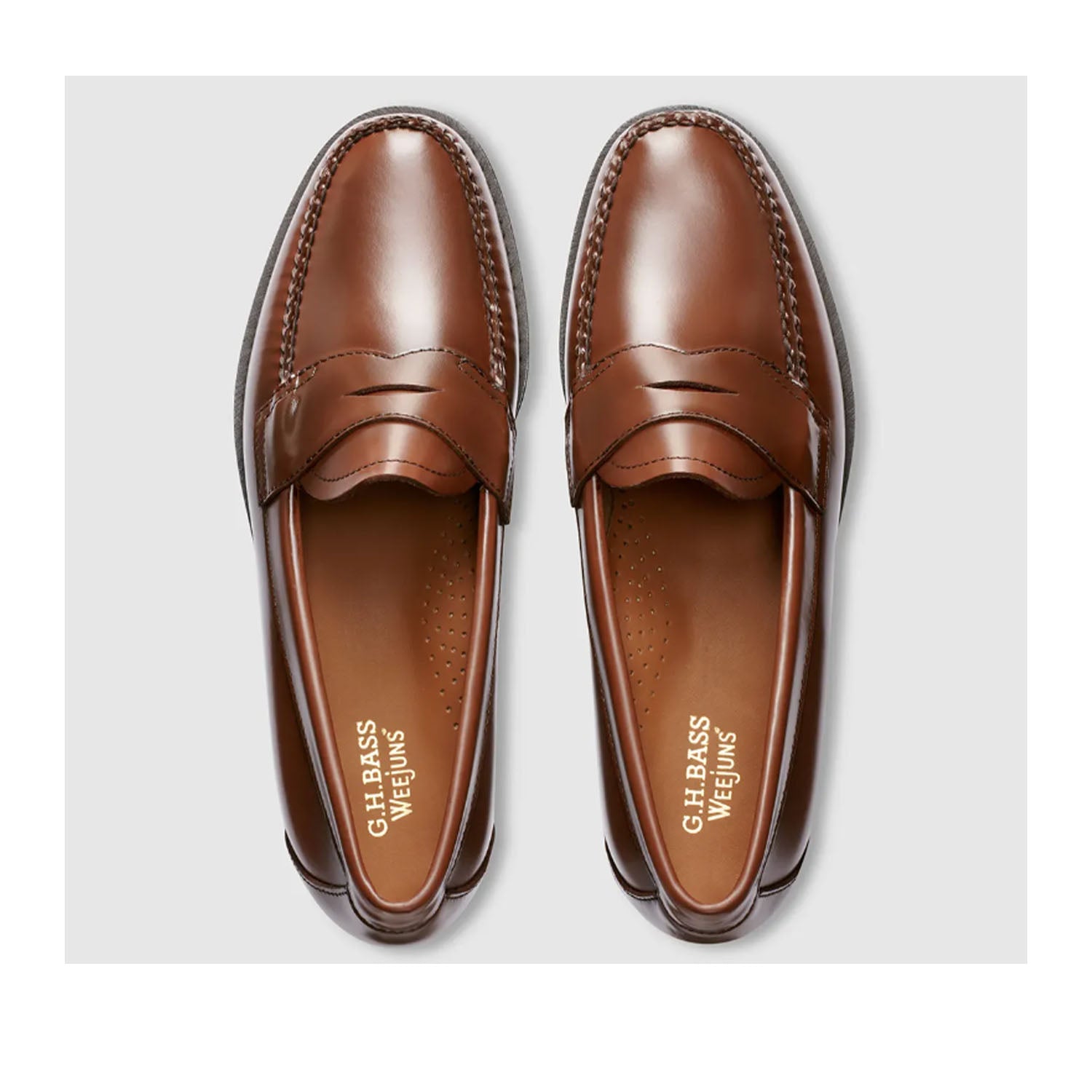 G.H. Bass Men's Logan Weejun in Cognac