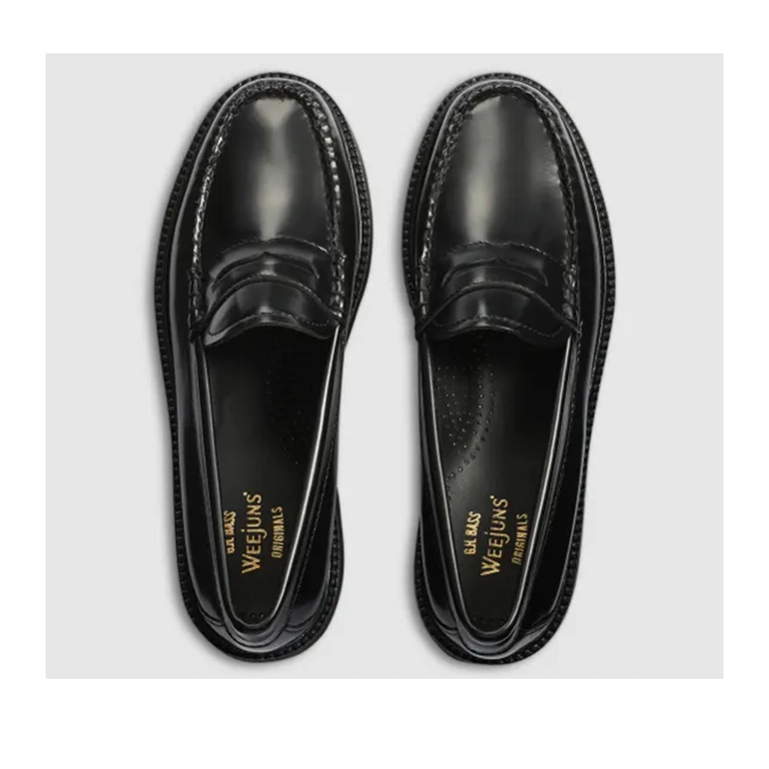 Bottes GH Bass Whitney Super Lug Weejun pour femmes, couleur noire