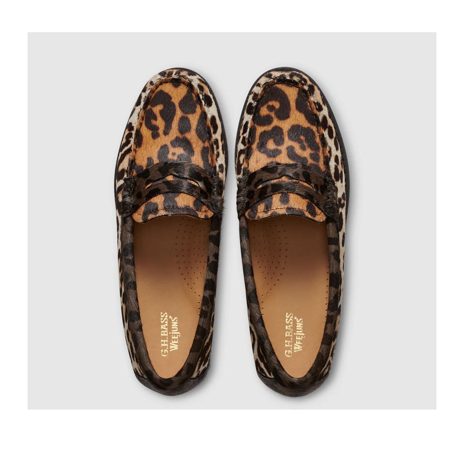Chaussures GH Bass pour femmes Whitney Weejun, coloris léopard