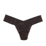 Hanky Panky Women's Low Thong in Chocolate Noir