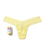 Hanky Panky Women's Low Thong in Smile More Yellow