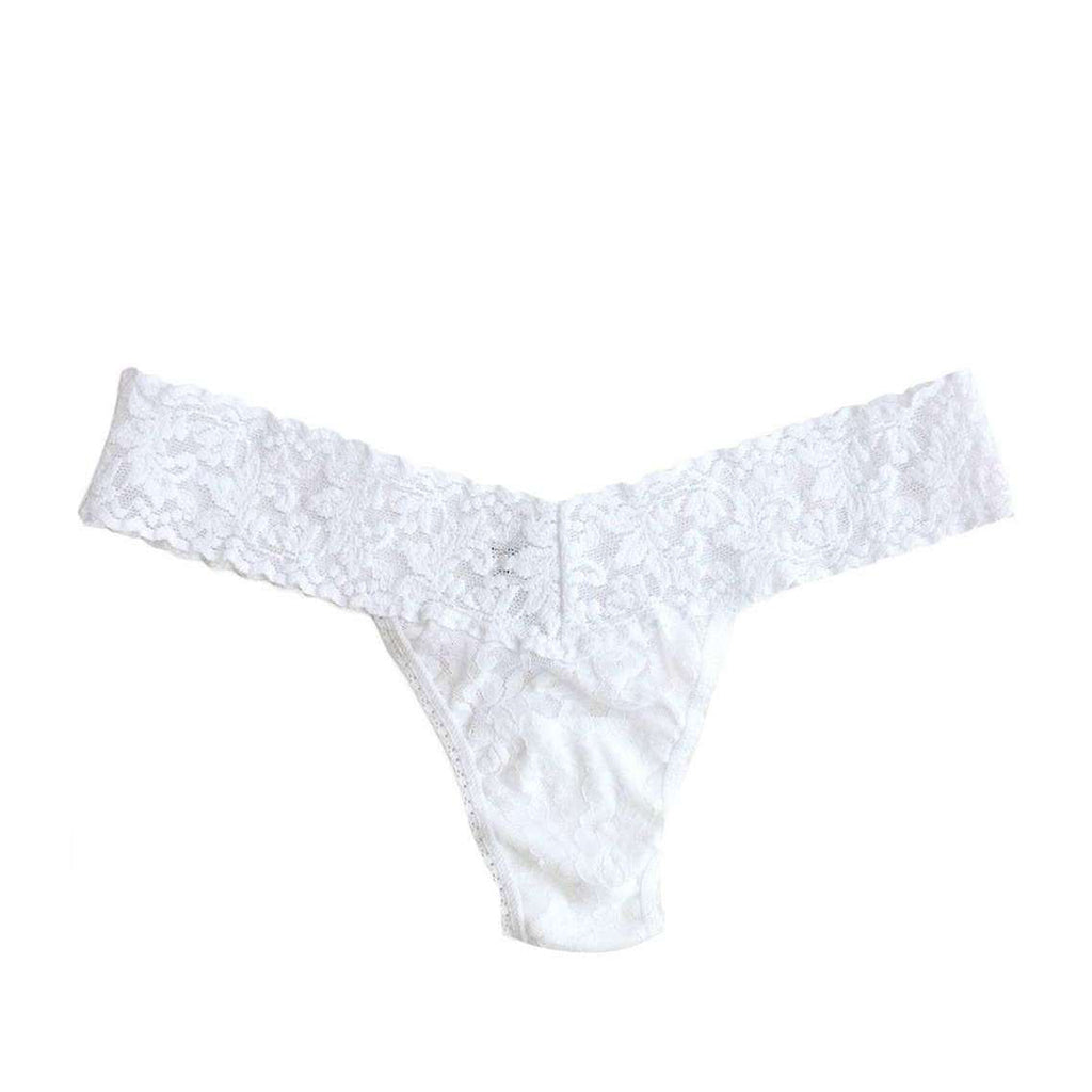 Hanky Panky Women's Low Thong in White