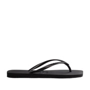 Havaianas Tongs carrées fines pour femmes, noires