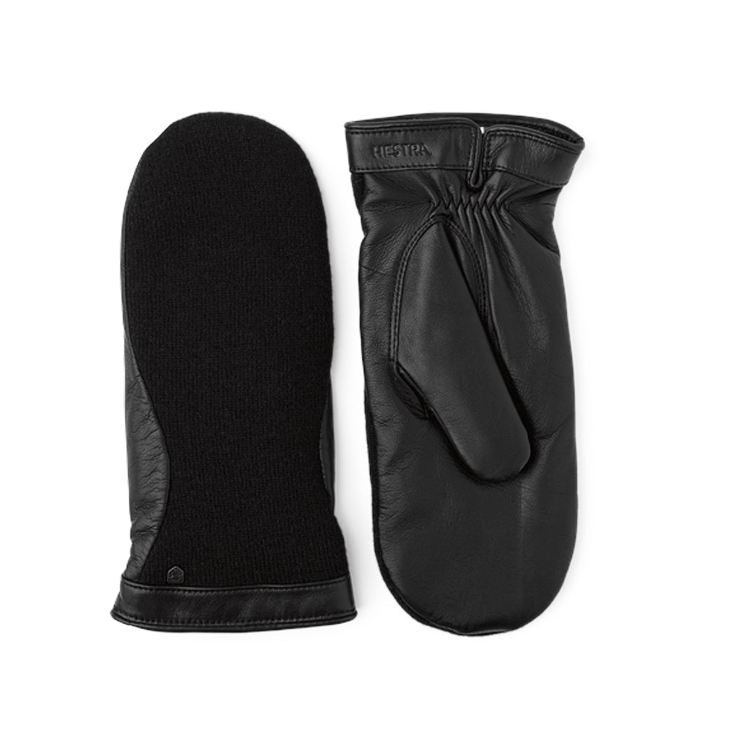 Mitaines Hestra Saga pour femmes en noir/noir