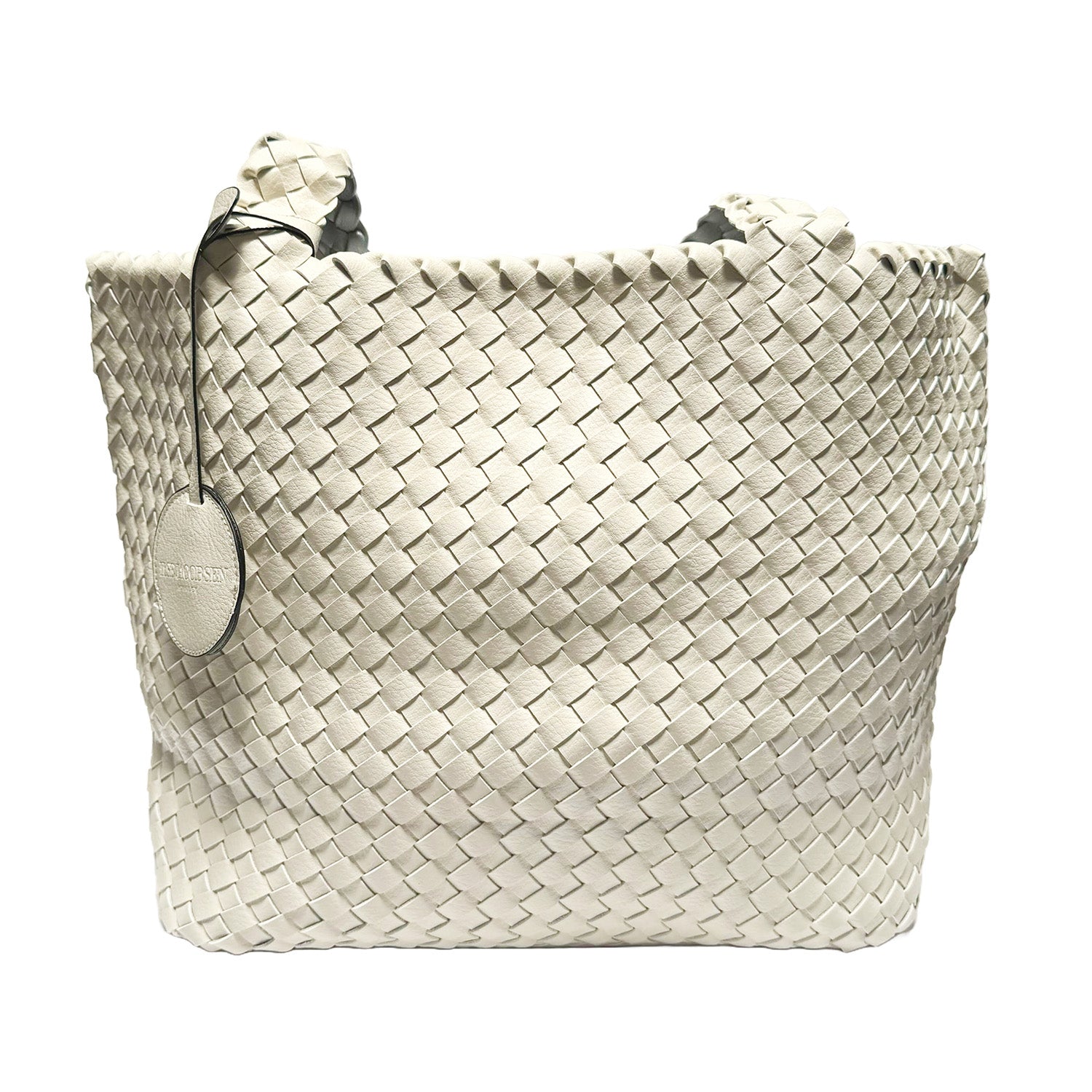 Ilse Jacobsen Tote Bag in Egg White/Silver