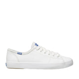 Keds Women's Retro Court Leather in White/Blue