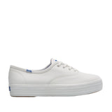 Keds Women's The Platform Leather in White