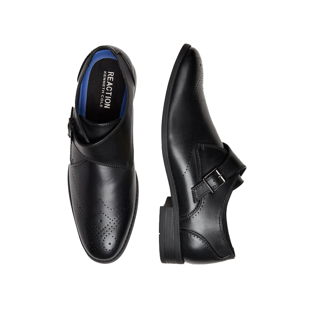 Kenneth Cole Men's Cheers Single Monk in Black
