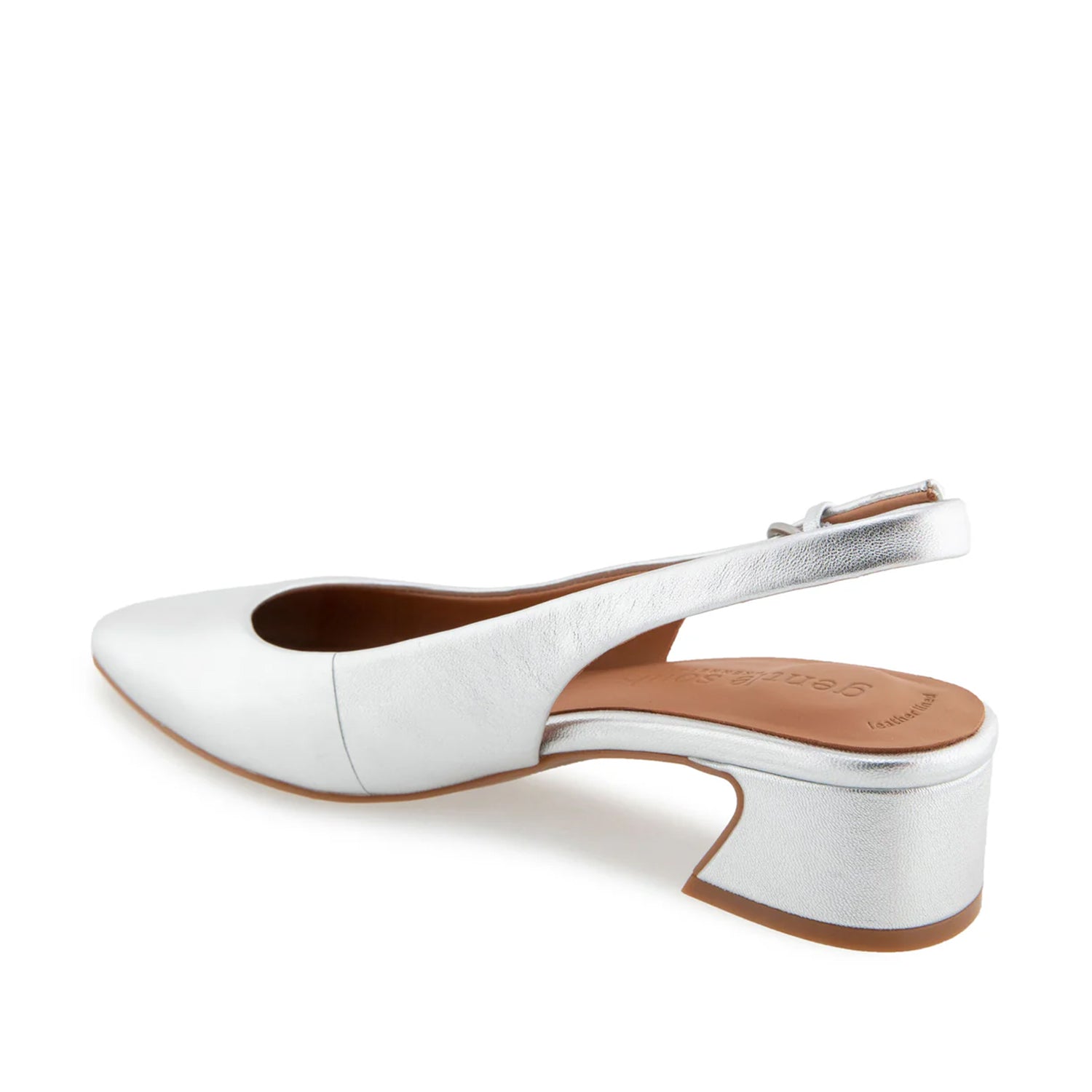 Chaussures Gentle Souls Georgia pour femmes, couleur argent