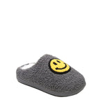 Floof Kid's Fluffy Face Slippers in Grey