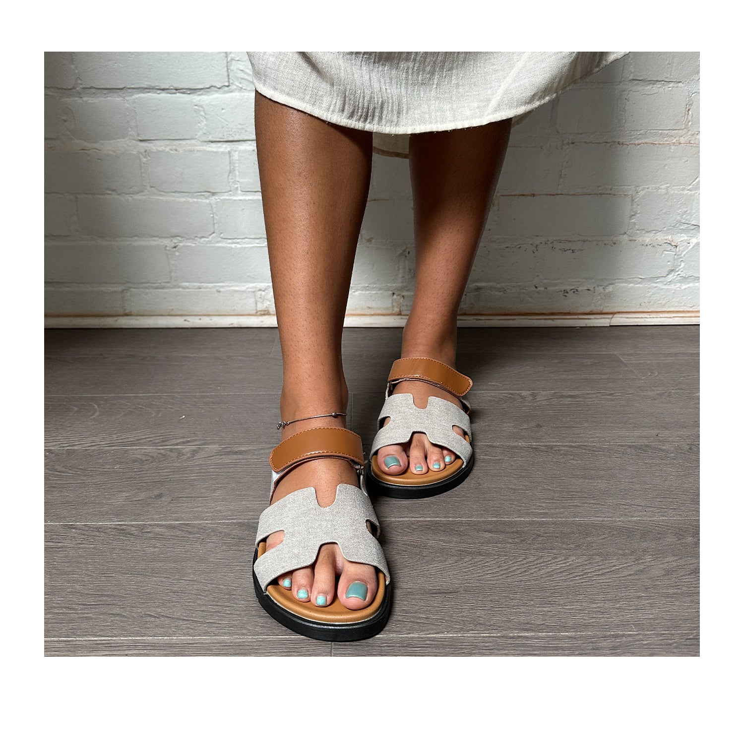 Kennie Rylie Gigi pour femme en gris/marron