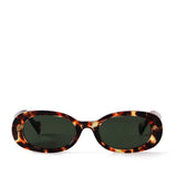 Kennie Rylie Oval & Out Shades in Tortoise