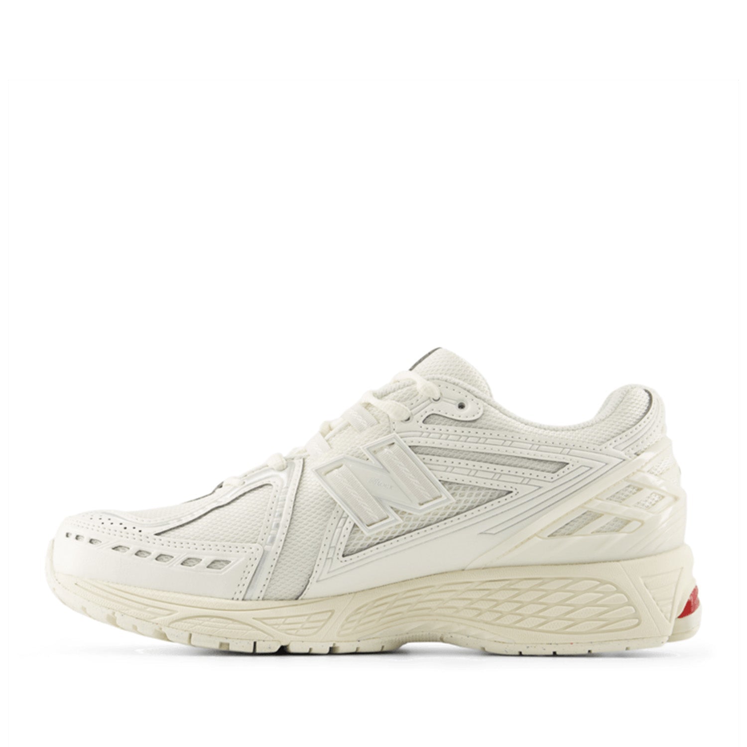 New Balance Unisex 1906R in Angora/Sea Salt/Shadow Red