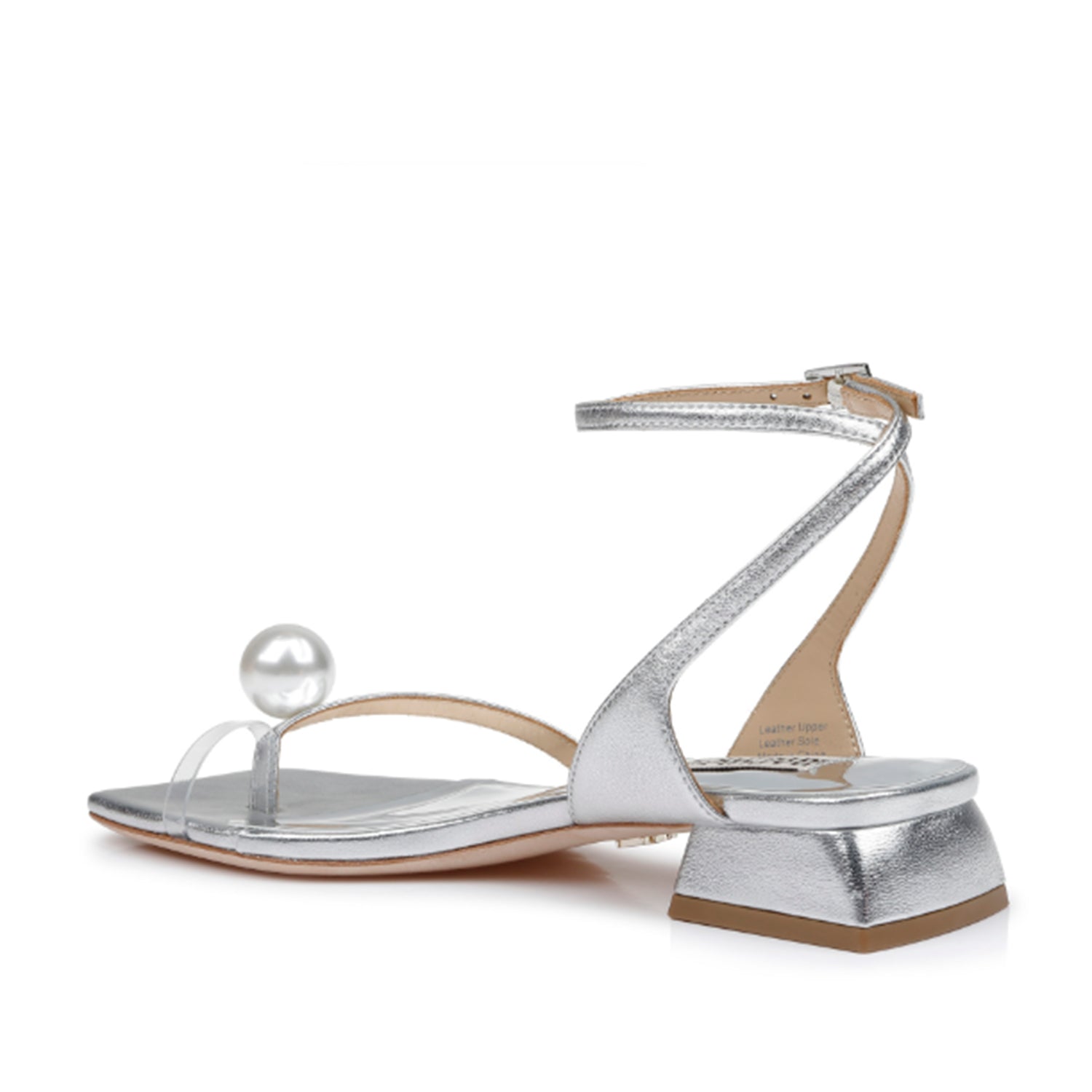 Baskets Badgley Mischka pour femmes, modèle Lola, couleur argent