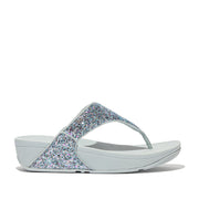 Fitflop Women's Multi-Tonal Glitter Toe Post Sandal in Quiet Blue