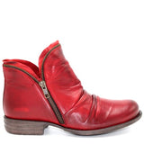 Miz Mooz Women's Luna Ankle Boot in Red