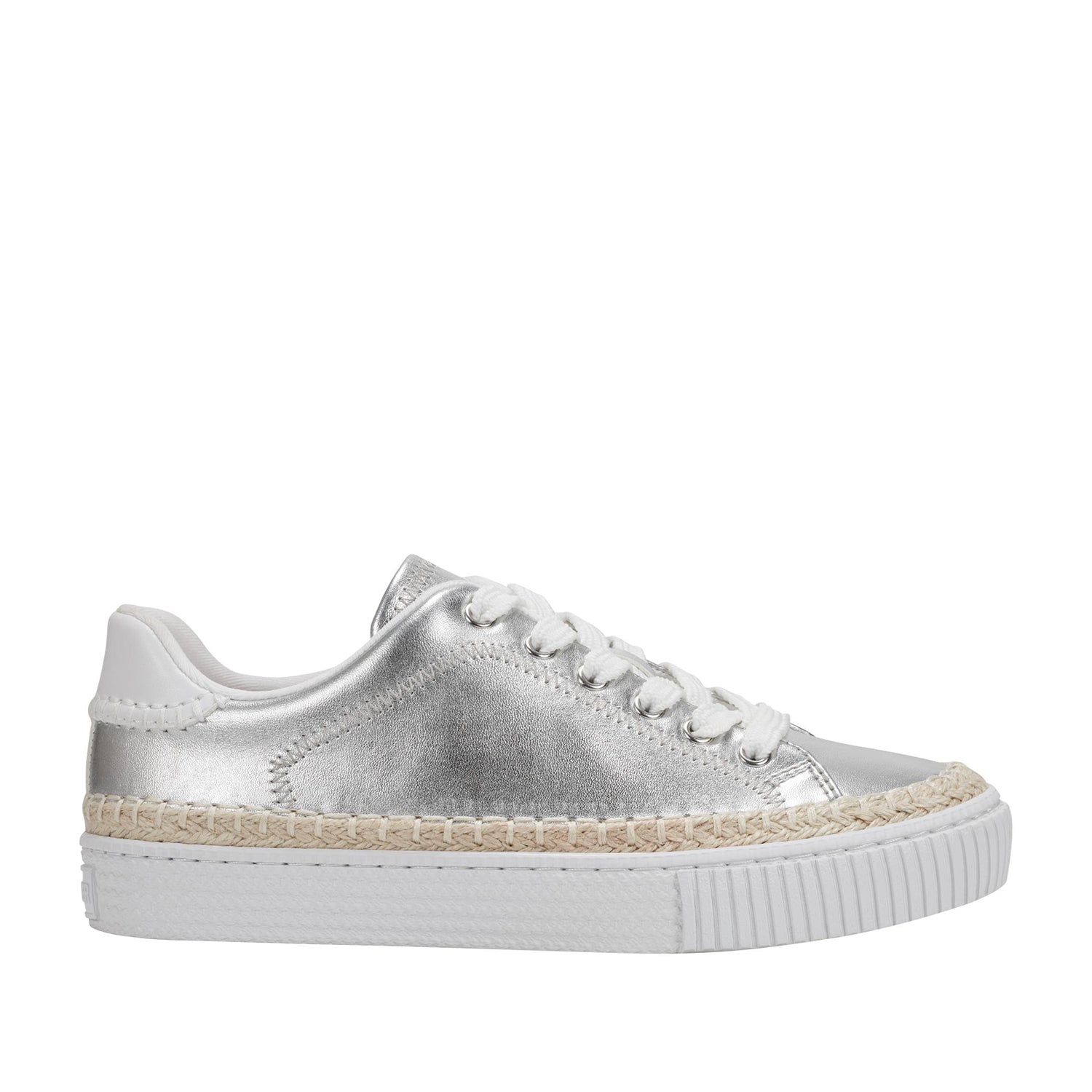 Marc Fisher Women's Spryng Soft Silver/Cm White/Metallic M