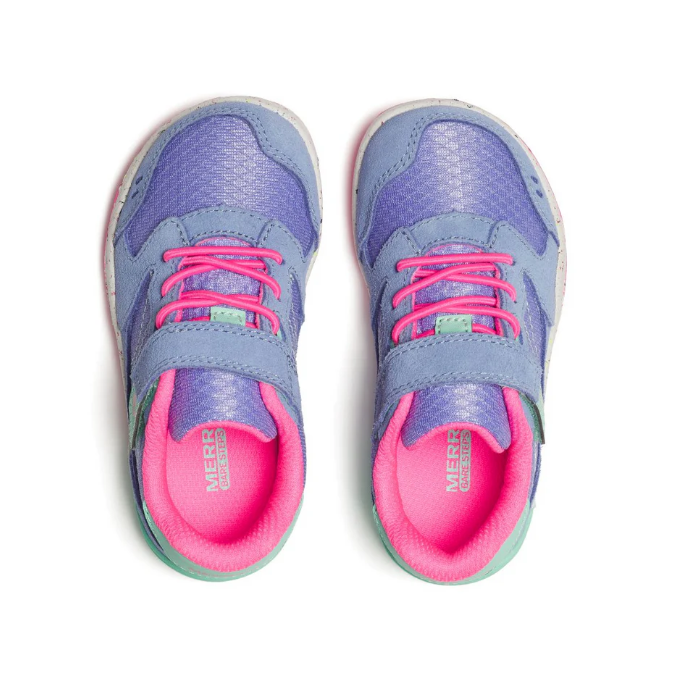 Merrell Kids Unisex Bare Steps A83 Sneaker in Periwinkle