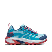 Merrell Kids' Unisex Moab Speed 2 Low Wtrpf in Turq/Coral