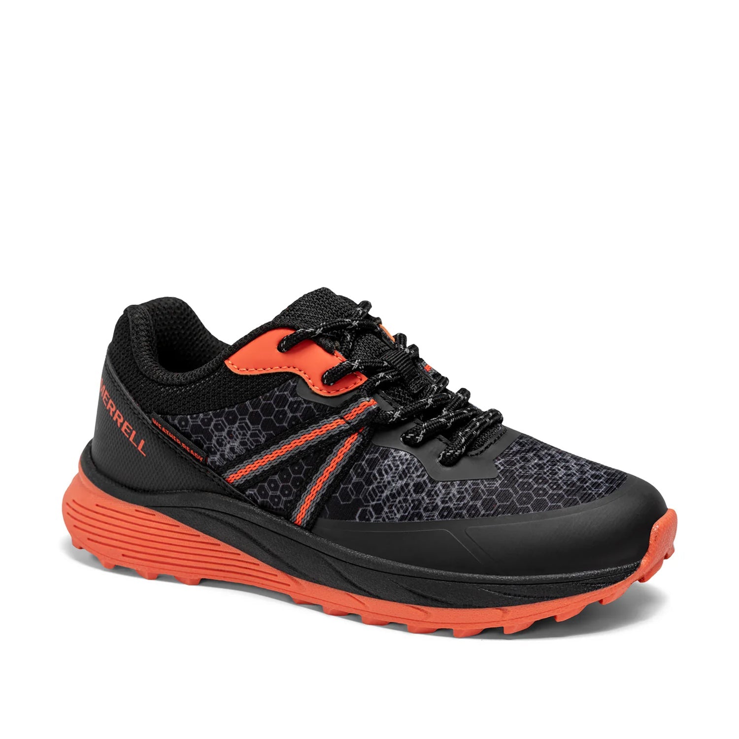 Merrell Kids' Unisex Supernova in Black Orange