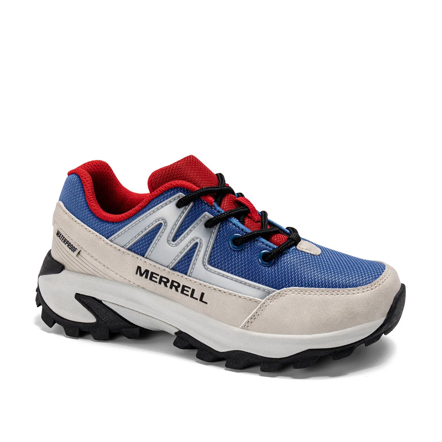 Merrell Kids' Unisex Moab Speed 2 Fst Wp in Blue/Red