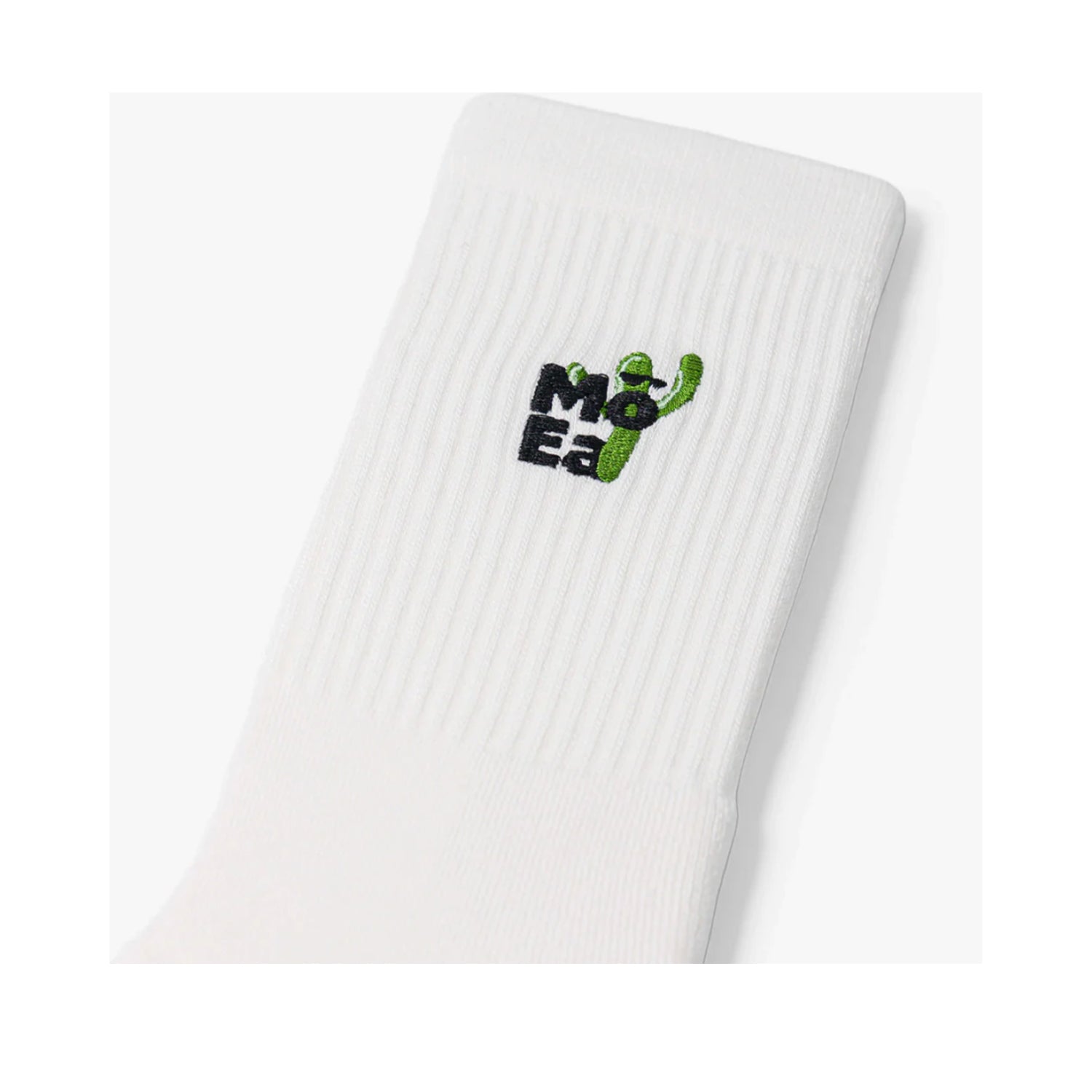 Lot de chaussettes unisexes en bambou MoEa, blanc/vert