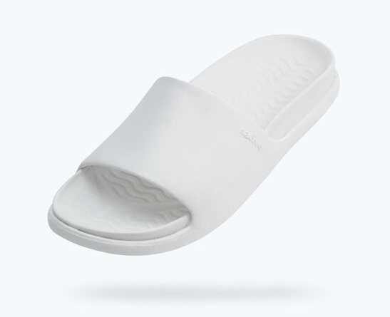 Chaussures unisexes Native Shoes Spencer LX Wanderfoam couleur blanc coquillage