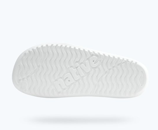 Chaussures unisexes Native Shoes Spencer LX Wanderfoam couleur blanc coquillage