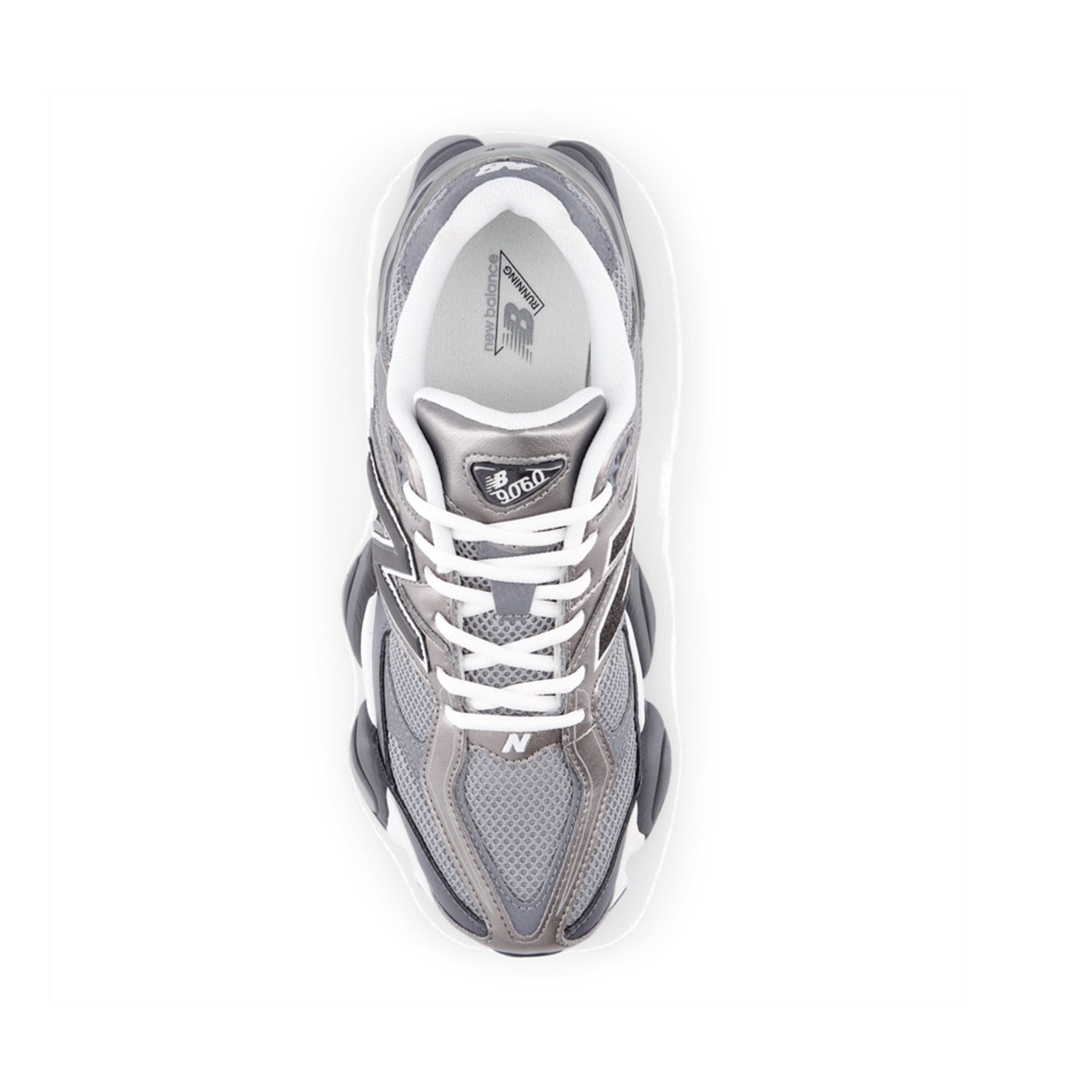 New Balance Unisex 9060 in Magnet/Faded Black