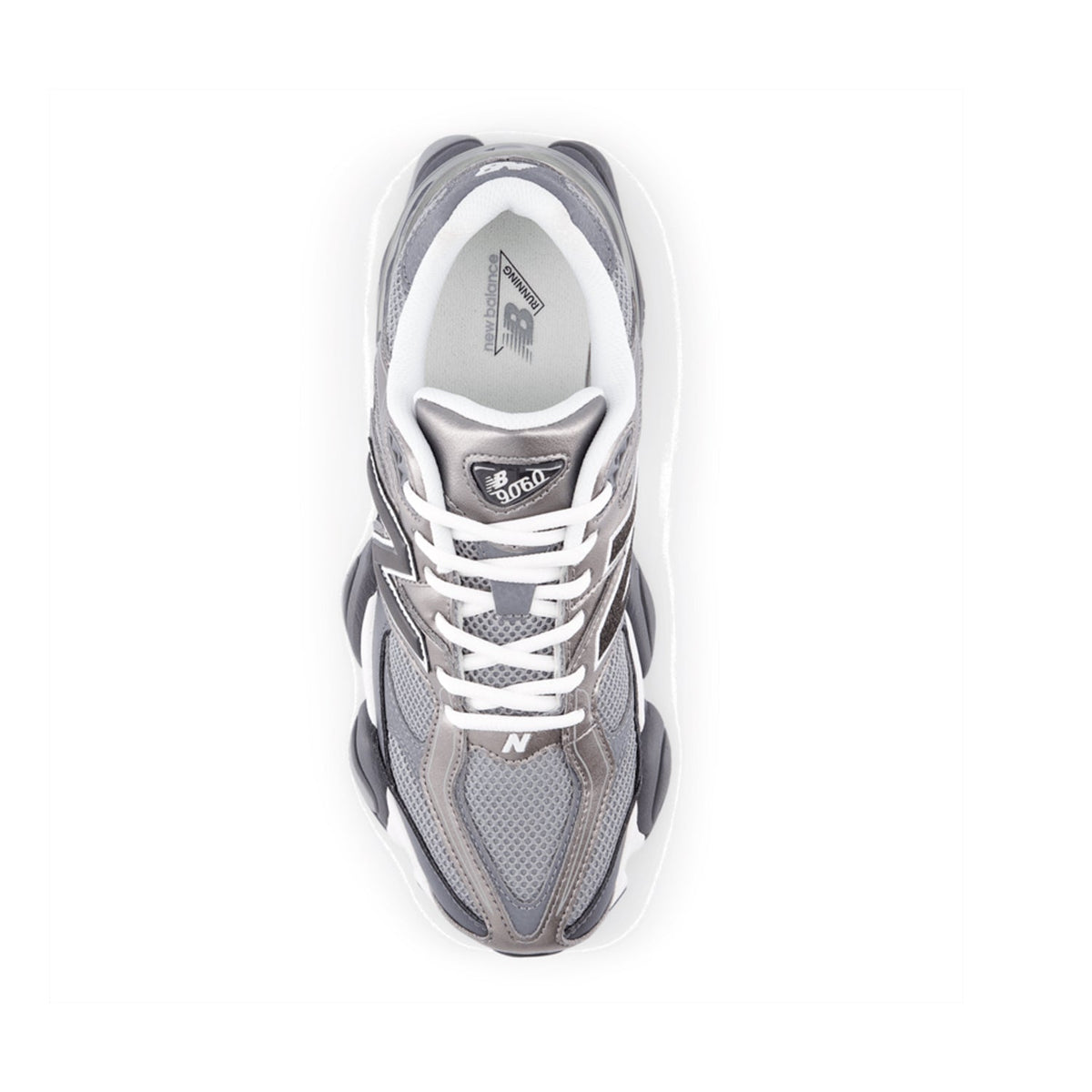 New Balance Unisex 9060 in Magnet/Faded Black