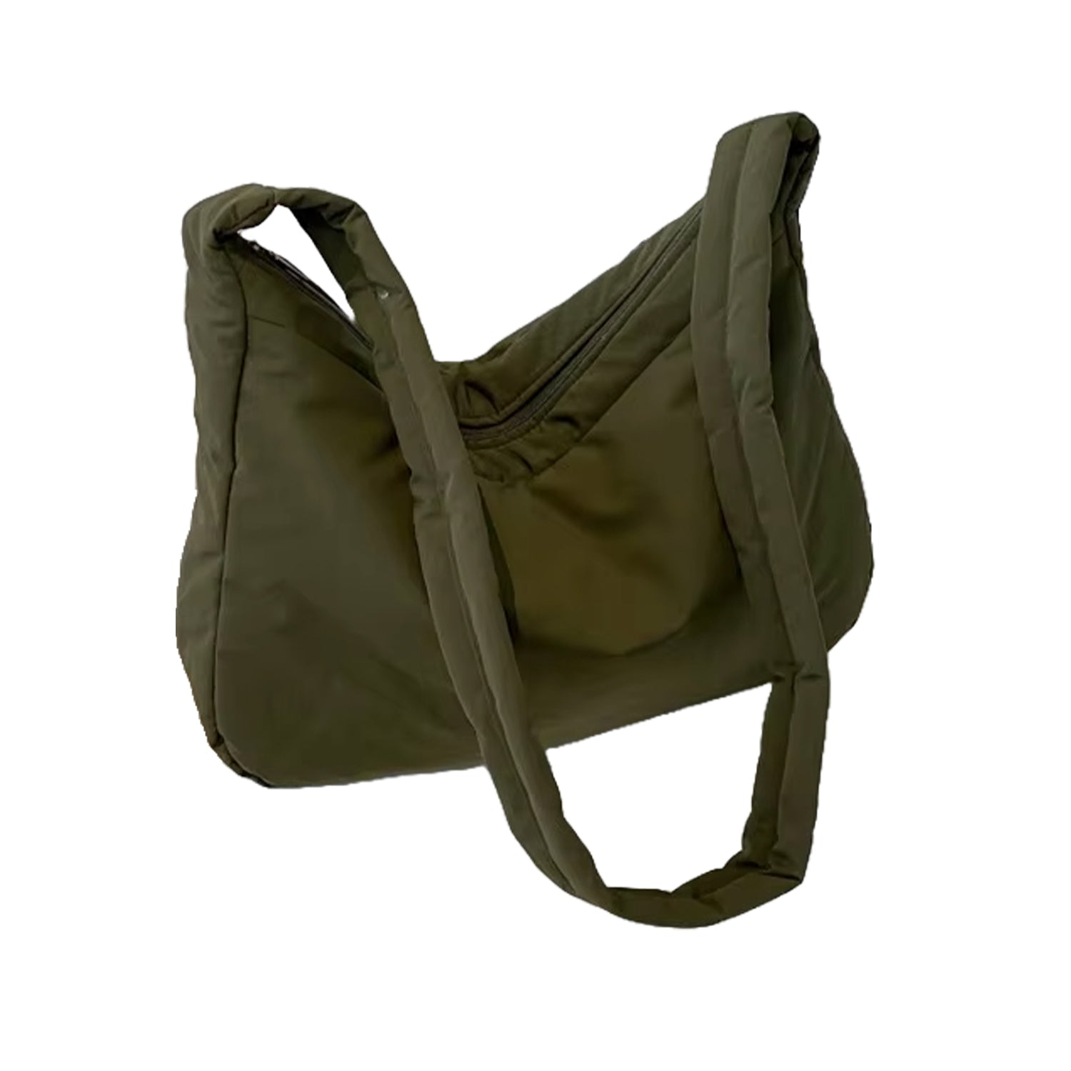 FLOOF Large Nylon Square Bag in Forest