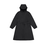 Rains Women's A-Line Longer Jacket W3 in Black