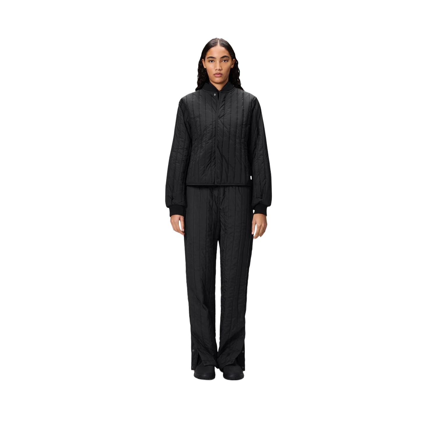 Rains Women's Banja Liner Bomber W Jacket in Black