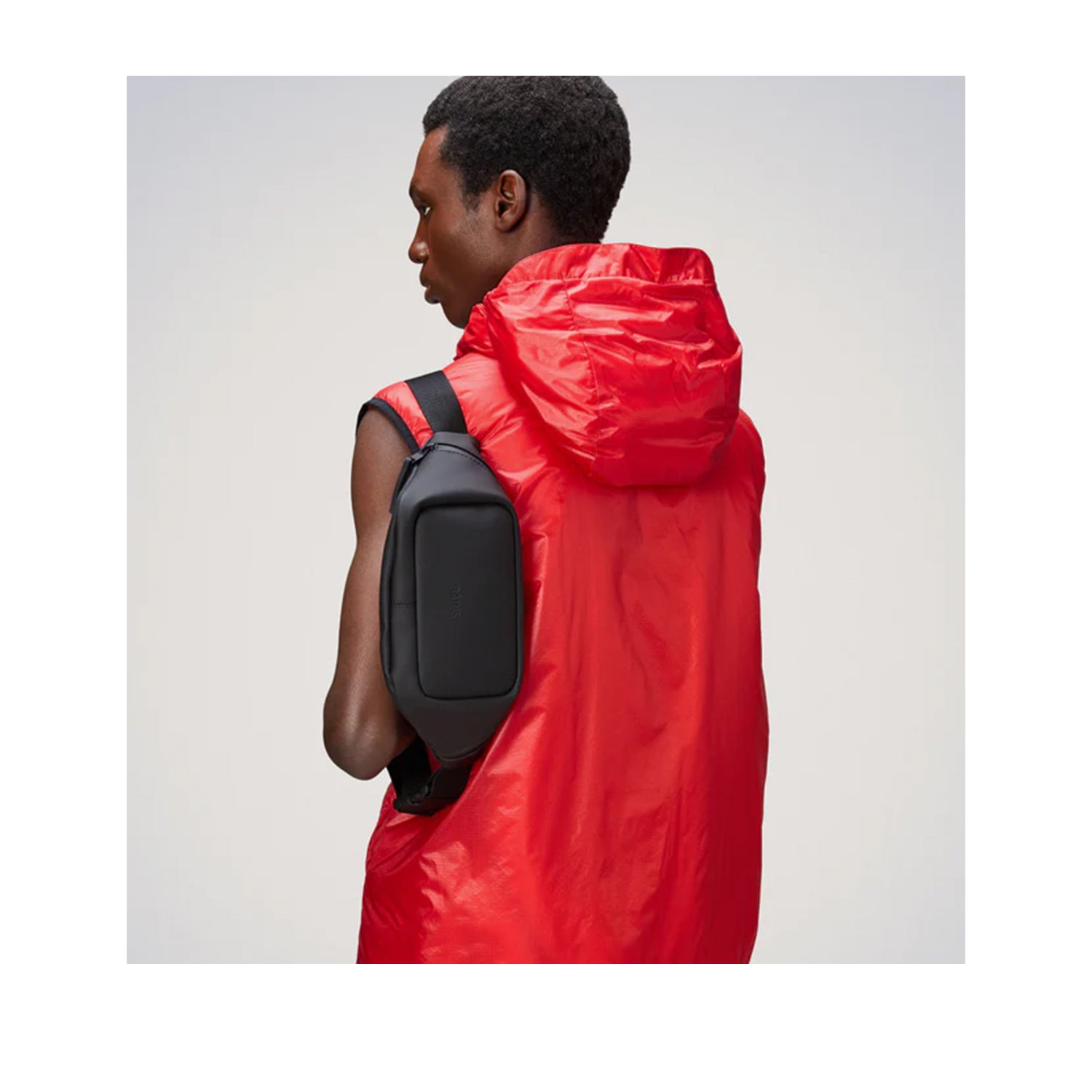 Rains Bum Bag Mini in Black