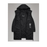 Rains Unisex Lohja Longer Puffer Jacket in Black