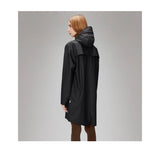 Rains Unisex Long Jacket W3 in Black