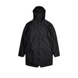 Rains Unisex Long Jacket W3 in Black