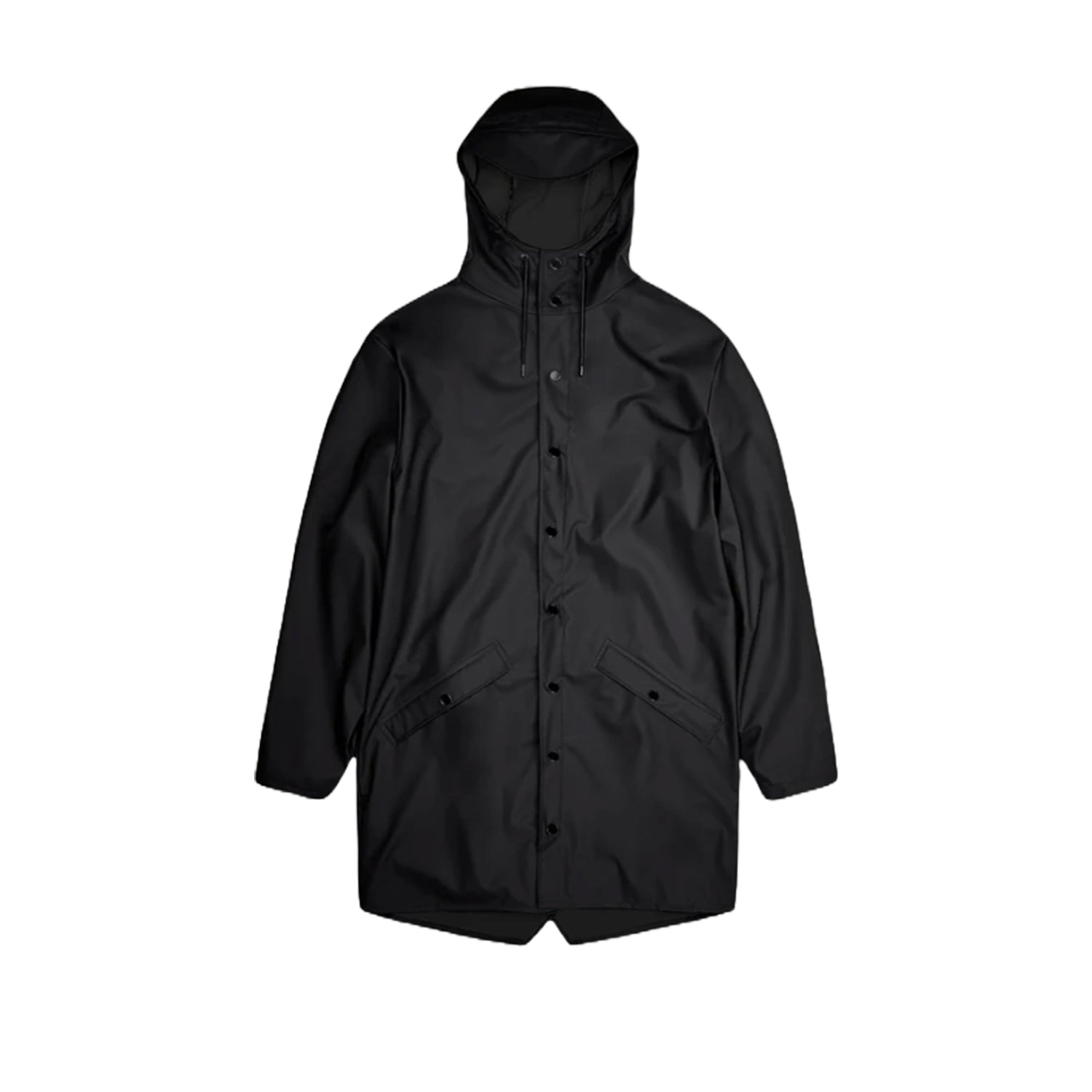 Veste longue unisexe Rains W3 noire