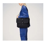 Rains Messenger Bag W3 in Black