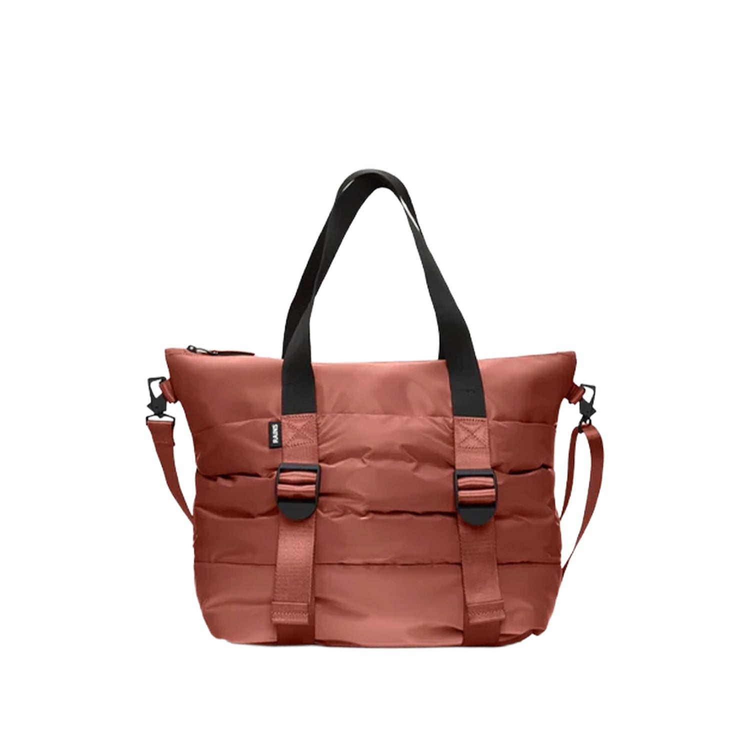 Rains Puffer Mix Tote Bag Mini W3 in Honor