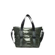 Rains Puffer Mix Tote Bag Mini W3 in Swamp