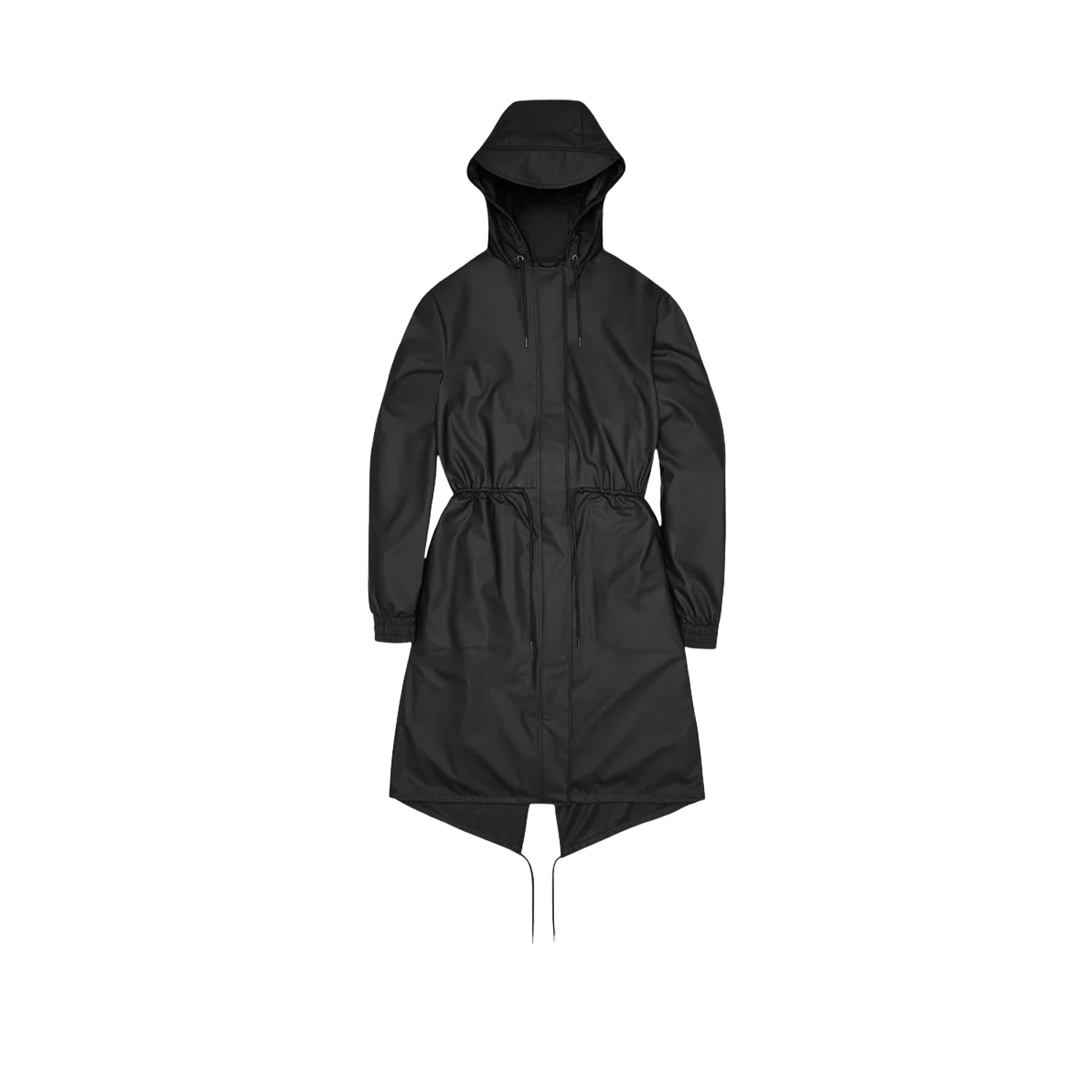 Rains Women's String Parka W3 in Black