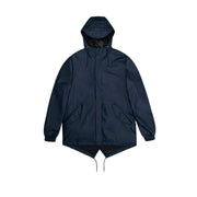 Rains Unisex Fishtail Jacket in Navy
