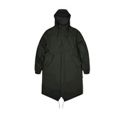Rains Unisex Fishtail Parka in Green