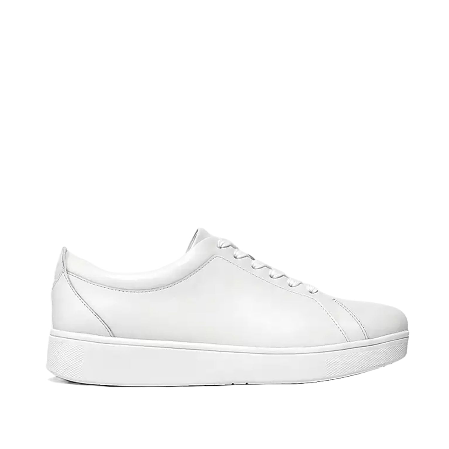 Baskets en cuir Fitflop Rally pour femme, couleur blanc urbain