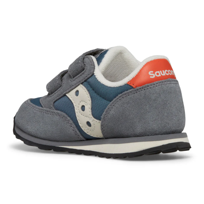 Saucony Kids' Unisex Baby Jazz HL in Grey/Blue